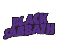 Black Sabbath Patch Logo Cut Out Nouveau Officiel Purple