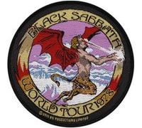 Black Sabbath Patch World Tour 1978 Blanc G