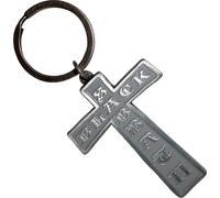 Black Sabbath - Porte-clés croix RO13873 (taille unique) (Argent)