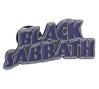Black Sabbath Purple Wavy Logo Unisexe Pin's lilas, Alliage Zinc,