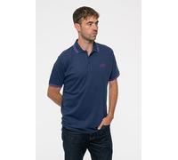 Black Sabbath - Rock Off Black Sabbath Polo Shirt Wavy Band Logo Nouveau Officiel Unisex Navy Bleu Size L