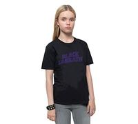 Black Sabbath - Rock Off officially licensed products Black Sabbath Kids T Shirt Wavy Logo Nouveau Officiel Noir Ages 1-12Yrs Size Medium (7/8 yrs)