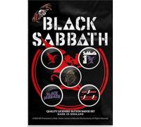 Black Sabbath Rouge Devil Button Pack De Badges Size One Size