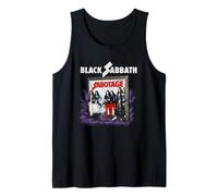 Black Sabbath Sabotage Album Portrait Encadré Rock Vintage Débardeur