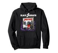 Black Sabbath Sabotage Album Portrait Encadré Rock Vintage Sweat à Capuche