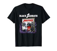 Black Sabbath Sabotage Album Portrait Encadré Rock Vintage T-Shirt