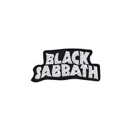 Black Sabbath Silver Heavy Met Patch brodé à thermocoller