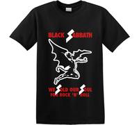 Black Sabbath - "Sold Our Soul" T-shirt Homme/Femme Unie RO517 (L) (Noir)