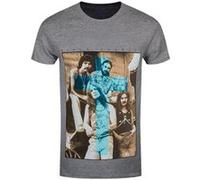 Black Sabbath - T-Shirt # M Grey Unisex # Blue Cross [Import]