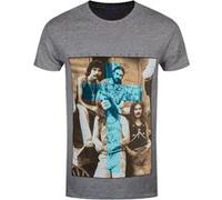 Black Sabbath T-Shirt Blue Cross (Croix Bleue) Homme Gris Gris G