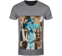 Black Sabbath T-Shirt Blue Cross (Croix Bleue) Homme Gris Gris G