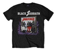 Black Sabbath - T-Shirt # M Black Unisex # Sabotage Vintage [Import]
