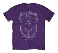 Black Sabbath - T-Shirt # M Unisex Purple # The End Mushroom Cloud [Import]