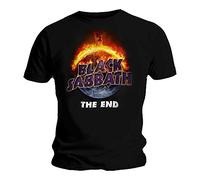Black Sabbath T-shirt officiel avec couverture The End Album - Noir - Medium