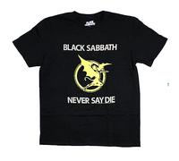 Black Sabbath - T-Shirt # XXL Black Unisex # Never Say Die [Import]
