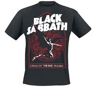 Black Sabbath The End Church Window Homme T-Shirt Manches Courtes Noir L