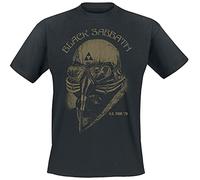 Black Sabbath U.S. Tour '78 Homme T-Shirt Manches Courtes Noir M, 100% Coton, Regular/Coupe Standard