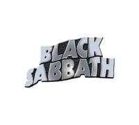 Black Sabbath Wavy Band Logo Pin Badge Size One Size