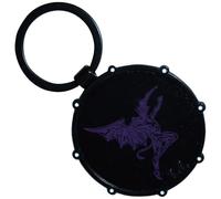 Black Sabbath Wavy Logo And Daemon Drum Double Sided Porte-Clés Keychain Size One Size