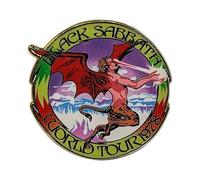 Black Sabbath World Tour 1978 Pin Badge Size One Size