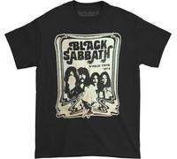 Black Sabbath - "World Tour 1978" T-shirt Homme/Femme Unie RO757 (S) (Noir)