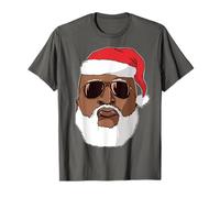 Black Santa Claus novelty African American Santa Black Santa T-Shirt