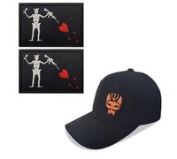 Black Seal Team Six - Casquette de baseball flexible avec sceaux tactiques + écusson, 5., L