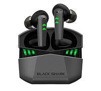 Black Shark Casque Bluetooth avec 35 ms Ultra Faible Latence, Casque sans Fil avec Son Haut de Gamme, Bluetooth 5.2, Pilote de 10 mm, 4 micros hyperclaires, étanche IPX5, 20 Heures de Lecture
