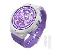 Black Shark GS3 Sport Smartwatch, écran AMOLED 1,43", étanche 5ATM, GPS, 128 modes sportifs, moniteur de sommeil et de battement, appels Bluetooth avec ENC, violet lune