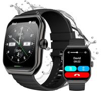 Black Shark Gt3 Smartwatch Pour Hommes, 1.96 Montre Intelligente Bluetooth, Moniteur De Fréquence Cardiaque Spo2, 100+ Modes De Sport, Ip68 Étanche Traqueur D'activité Pour Android Ios (Noir)