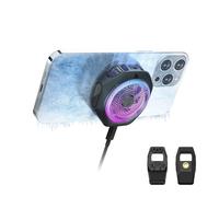 Black Shark Refroidissement magnétique pour téléphone portable 4Pro, ventilateur de refroidissement RGB portable, radiateur de téléphone portable avec poignée amovible, contrôle intelligent de la