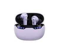 Black Shark Wireless Earbuds with Charging Case, Bluetooth 5.1 Kopfhörer mit Mikrofon für iPhone/Android, Music & Gaming Dual Model, IPX5 Waterproof, Emoji LED Light 24Hrs Playtime in Ear, Purple