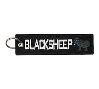 Black Sheep Mouton Noir Porte-clés Keychain Écusson brodé Patch