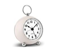 (Black) Silent Alarm Clock Non Ticking Bedside Clocks Battery Operated Table Clocks for Bedroom Easy to Read Set Night Light Function