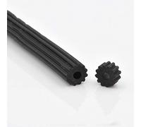 Black Silicone Rubber window Sealing Strip, Screen door mesh cloth glue tape, Fixed accessories Wind Anti-mosquito Seal Hardware (Size : 4M, Color : 6.2mm)