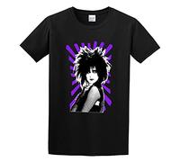 Black Siouxsie Sioux and The Banshees Post Punk Goth Rock Graphic Tee Printed Top Shirt Mens T-Shirt Black M