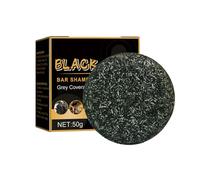 Black Soap, Grey Hair Coverage Shampoo, Hair Smoothing & Strengthening Shampoo Soap, Dark And Thick Hair Soap, Black Coverage Soap For Men,s Woman (2PCS)