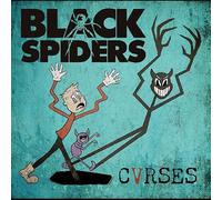 Black Spiders - Cvrses - Black & White Colored Vinyl