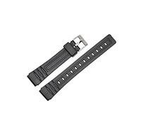 Black Sport Silicone Strap Fit pour Casio MQ-24 16 mm Accessoires Accessoires DE Montre PRIUME Bracket DE Remplacement DE LA MONTRATION ÉLASTIQUE Full of Stars