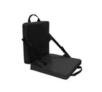 (black) Stadium Seat For Bleachers With Back Support And Wide Padded Cushion Stadium Chair