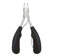 Black Stainless Steel Manicure Tool Sturdy Cuticle Nipper And Nail Clipper With Classic Handles Suitable For Men Women(1 PC)