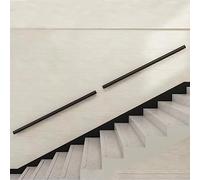 Black Stair il 1m- Rampe de sécurité murale pour intérieur/extérieur | Support de main et repose-pieds pour escaliers | Prise en main sûre