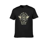 Black Star Riders Ride Or Die Unisex 100% Cotton Short-Sleeve T-Shirts Black L