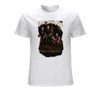 Black Stone Cherry Folklore and Superstition Men's Short Sleeve Cotton Shirt for Sport Size 3XL