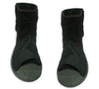 Black Sugar unixese mixte Chaussures Sandales Village de la Feuille Ninja Cosplay Samouraï japonais manga convention soirée anime (Noir, 38 EU(taille asiatique étiquette 39))