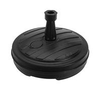 Black Sun Shade Stand Large Plastic Parasol Base Garden Beach Place Patio Umbrella
