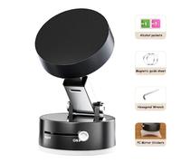 ( Black ¿Support De Téléphone Magnétique D'aspiration De Voiture D'aspirateur Mécanique Réglable Avec Support De Téléphone Magnétique De Ventouse De Structure Télescopique