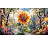 Black-Swans-Forming-Heart-Under-Stars Puzzle 1000 pièces Papier recyclé Extremement Difficile Idée Cadeau Parfaite pour Adultes Défi de Jeu éducatif 38x26/1000 pièces