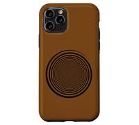 Black Swirl Self Hypnose Trippy Spiral Graphic Art Portal Coque pour iPhone 11 Pro