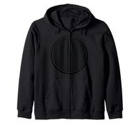Black Swirl Self Hypnose Trippy Spiral Graphic Art Portal Sweat à Capuche